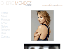Tablet Screenshot of cheriemendez.com
